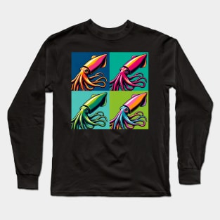 Pop Squids Sponge Art - Cool Underwater Long Sleeve T-Shirt